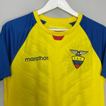 Shop 2014/15 ECUADOR HOME SHIRT (M) MARATHON, classic football shirts, vintage football shirts & retro soccer jerseys at Cult Kits