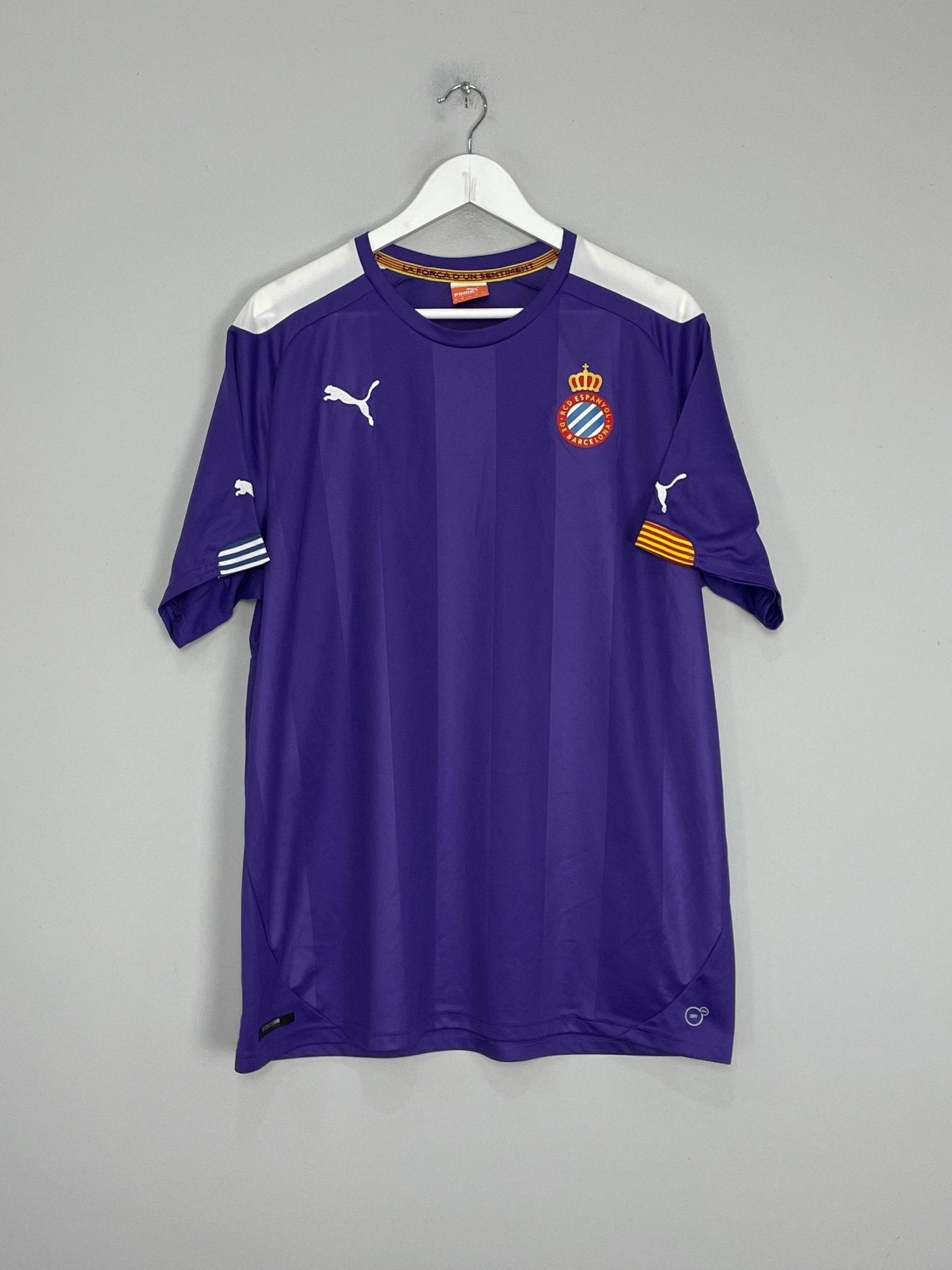 Shop 2014/15 ESPANYOL AWAY SHIRT (XL) PUMA, classic football shirts, vintage football shirts & retro soccer jerseys at Cult Kits