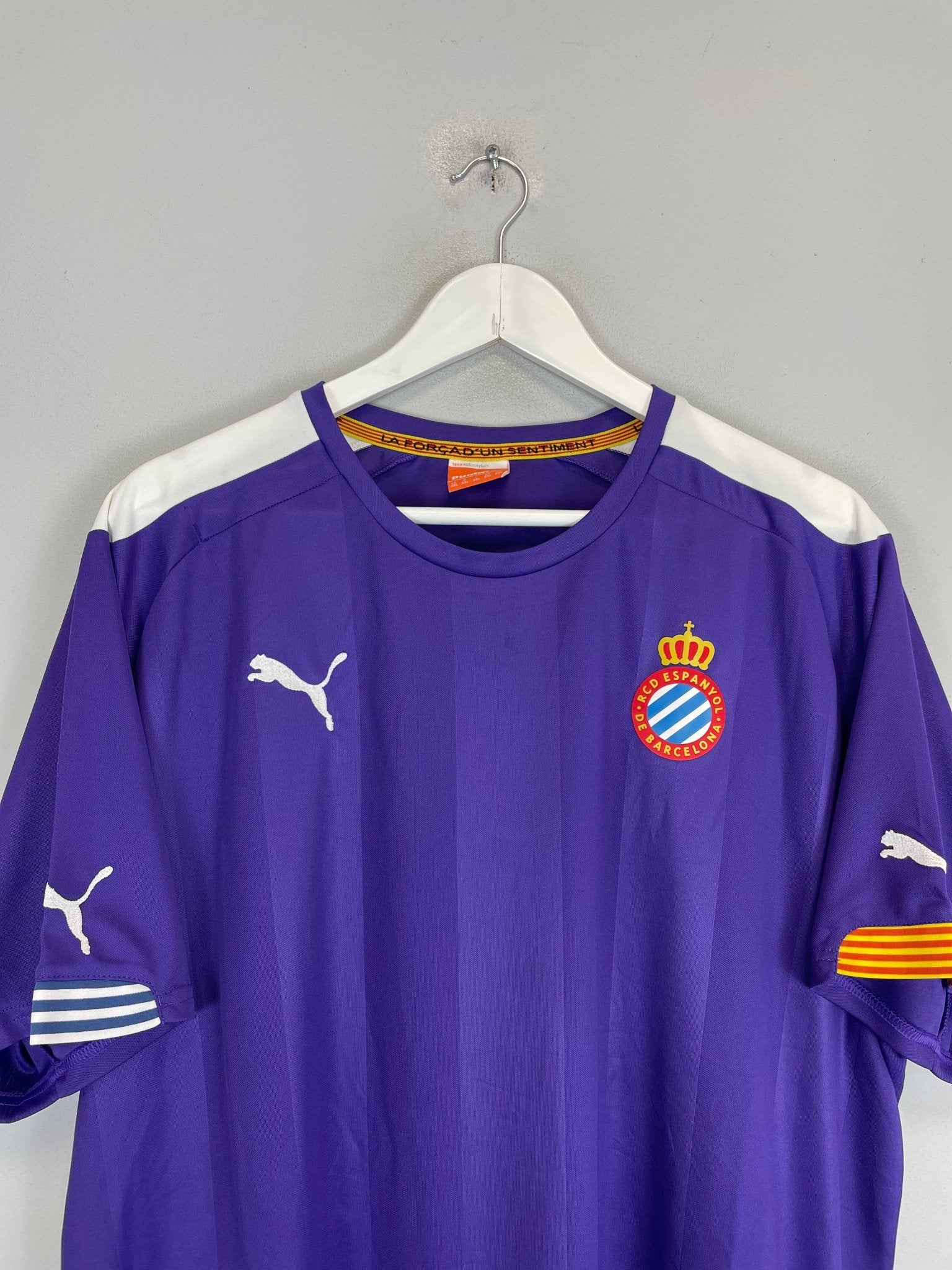 Shop 2014/15 ESPANYOL AWAY SHIRT (XXL) PUMA, classic football shirts, vintage football shirts & retro soccer jerseys at Cult Kits