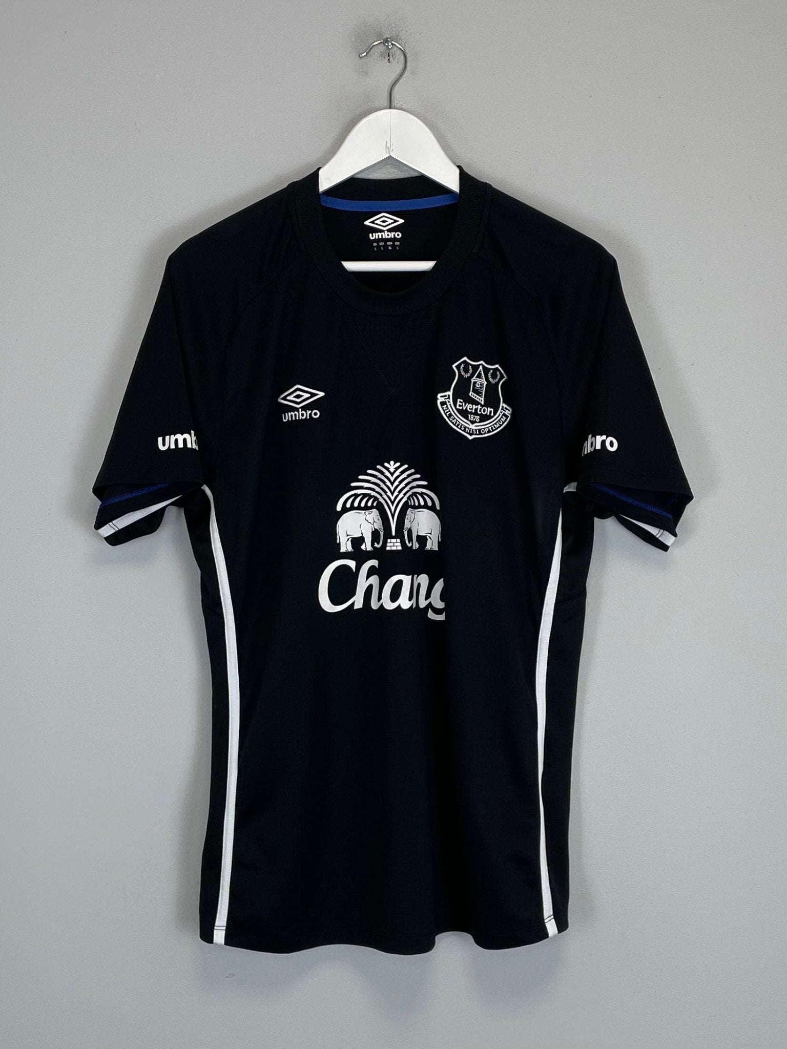Shop 2014/15 EVERTON COLEMAN #23 AWAY SHIRT (L) UMBRO, classic football shirts, vintage football shirts & retro soccer jerseys at Cult Kits