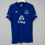 Shop 2014/15 EVERTON ETO'O #5 HOME SHIRT (L) UMBRO, classic football shirts, vintage football shirts & retro soccer jerseys at Cult Kits