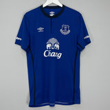 Shop 2014/15 EVERTON ETO'O #5 HOME SHIRT (L) UMBRO, classic football shirts, vintage football shirts & retro soccer jerseys at Cult Kits