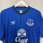 Shop 2014/15 EVERTON ETO'O #5 HOME SHIRT (L) UMBRO, classic football shirts, vintage football shirts & retro soccer jerseys at Cult Kits