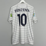 Shop 2014/15 FRANCE BENZEMA #10 AWAY SHIRT (XL) NIKE, classic football shirts, vintage football shirts & retro soccer jerseys at Cult Kits