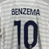 Shop 2014/15 FRANCE BENZEMA #10 FRANCE AWAY SHIRT (L) NIKE, classic football shirts, vintage football shirts & retro soccer jerseys at Cult Kits