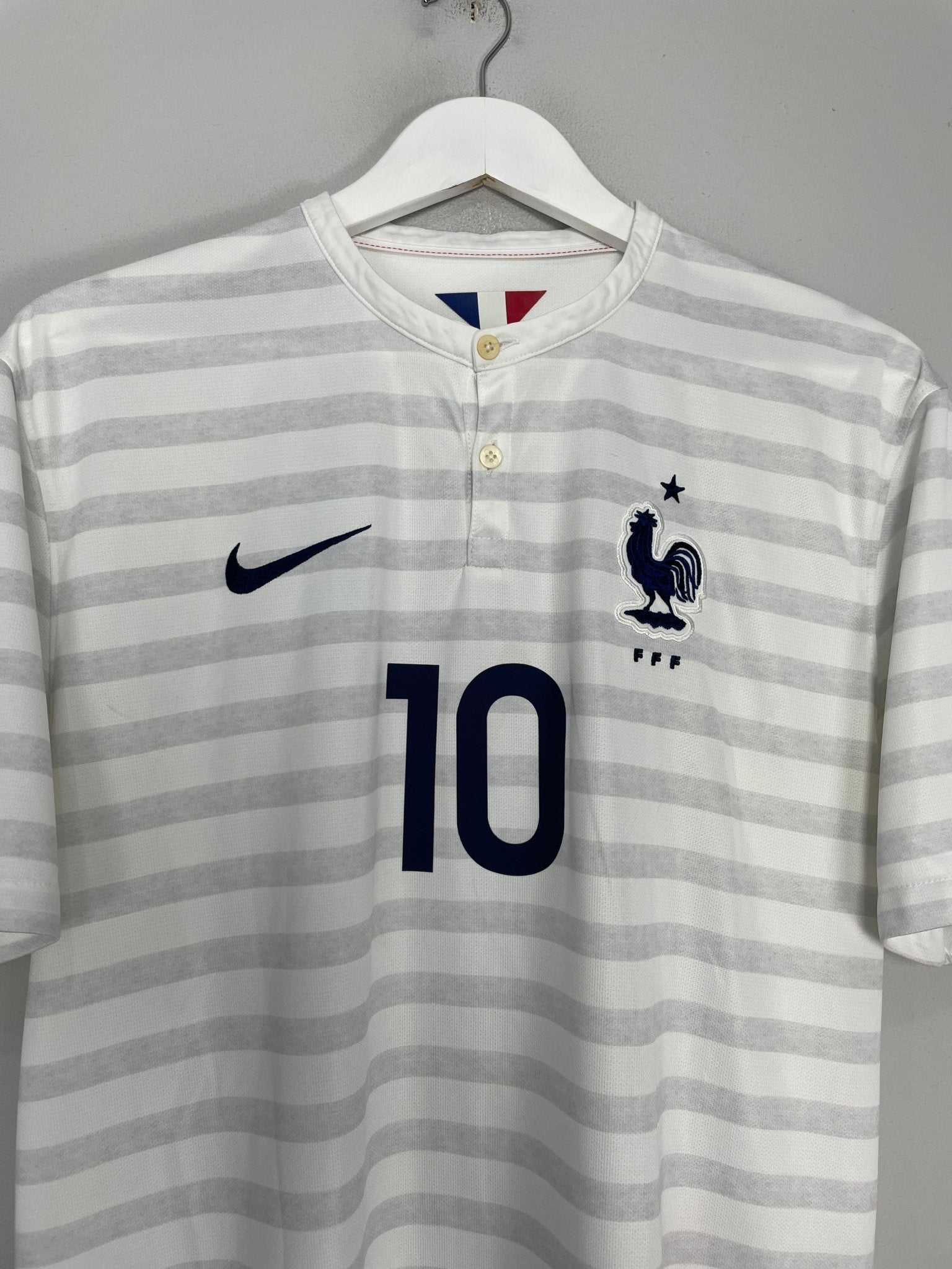 Shop 2014/15 FRANCE BENZEMA #10 FRANCE AWAY SHIRT (L) NIKE, classic football shirts, vintage football shirts & retro soccer jerseys at Cult Kits