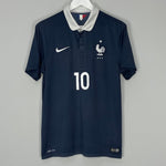 Shop 2014/15 FRANCE BENZEMA #10 HOME SHIRT (M) NIKE, classic football shirts, vintage football shirts & retro soccer jerseys at Cult Kits