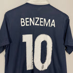 Shop 2014/15 FRANCE BENZEMA #10 HOME SHIRT (M) NIKE, classic football shirts, vintage football shirts & retro soccer jerseys at Cult Kits