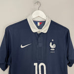 Shop 2014/15 FRANCE BENZEMA #10 HOME SHIRT (M) NIKE, classic football shirts, vintage football shirts & retro soccer jerseys at Cult Kits