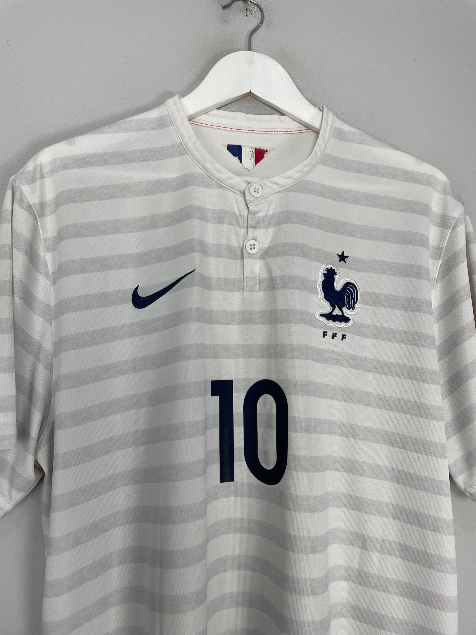 Shop 2014/15 FRANCE BENZEMA #9 AWAY SHIRT (XL) NIKE, classic football shirts, vintage football shirts & retro soccer jerseys at Cult Kits