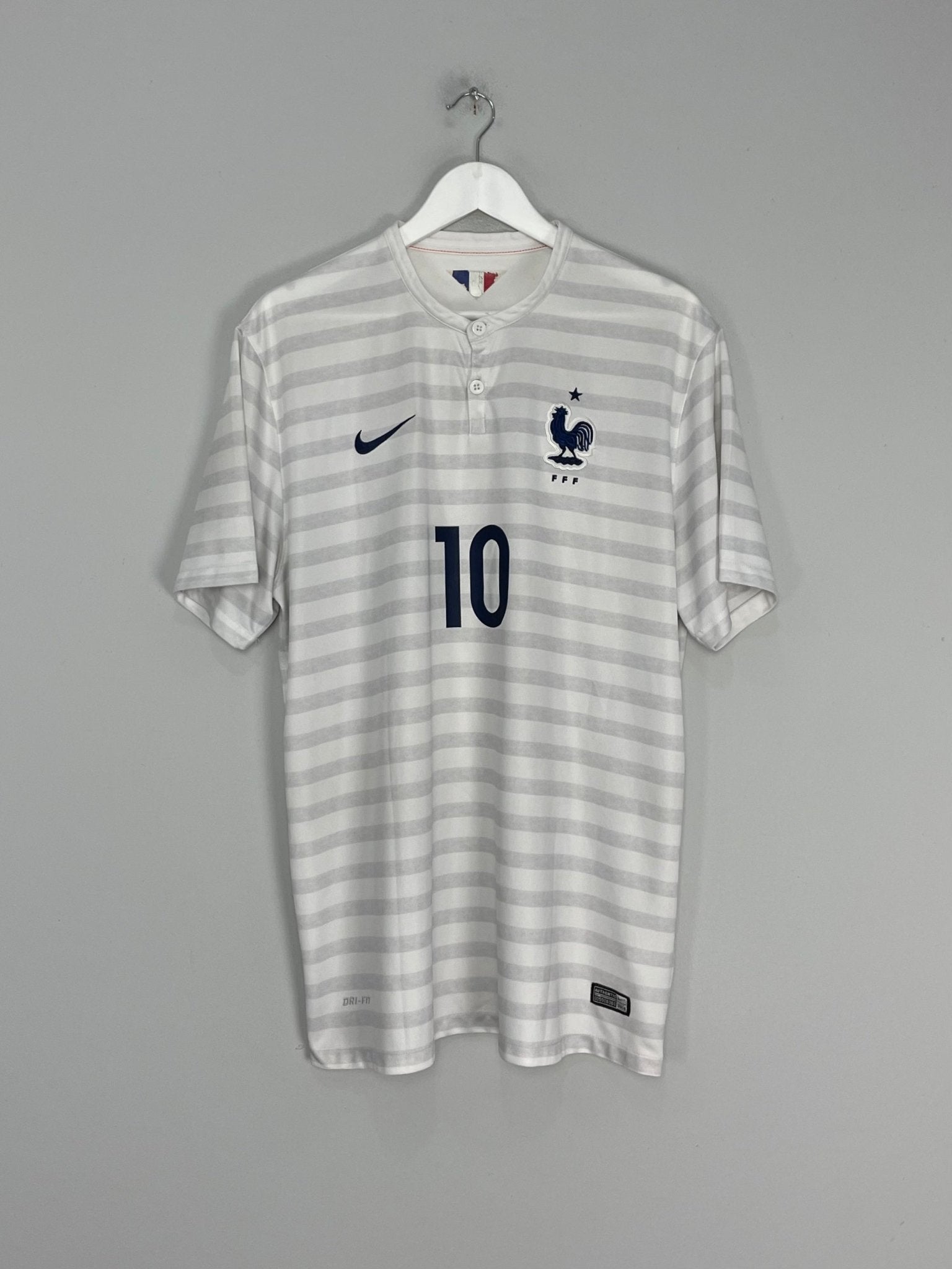 Shop 2014/15 FRANCE BENZEMA #9 AWAY SHIRT (XL) NIKE, classic football shirts, vintage football shirts & retro soccer jerseys at Cult Kits