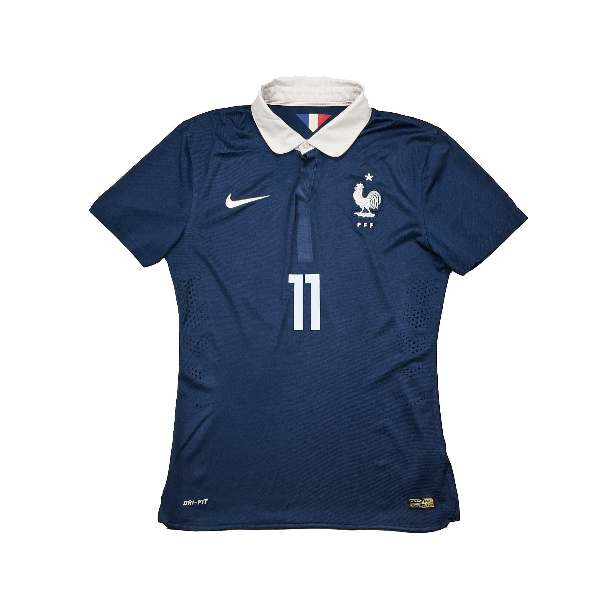 Buy 2014/15 France Griezmann 11 *Authentic* Home Shirt (S) Nike ~ Free worldwide shipping available ~ Authentic Vintage Football Shirts from Cult Kits