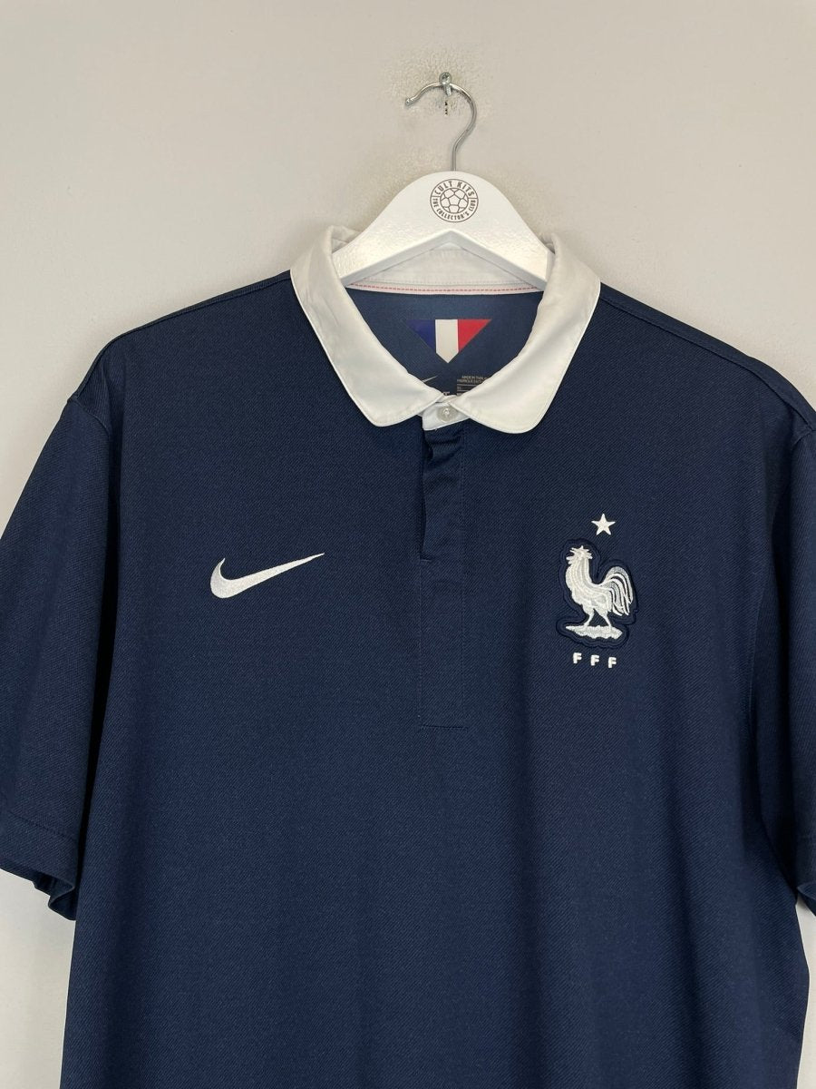 2014/15 FRANCE HOME SHIRT (XXL) NIKE - Cult Kits - XXL - Buy Vintage Football Shirts, Authentic Retro Football Shirts For Sale, Classic Football Shirts & Soccer Jersey