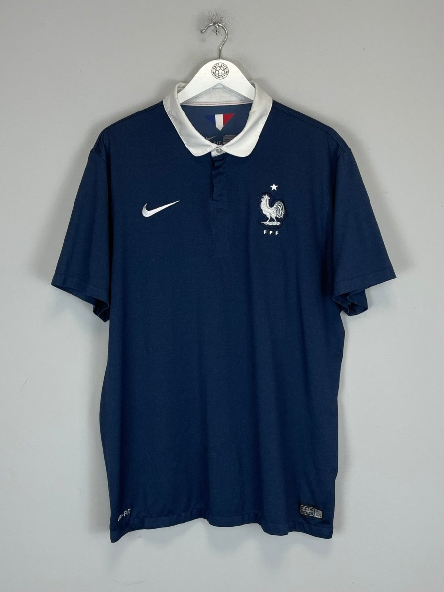 2014/15 FRANCE HOME SHIRT (XXL) NIKE - Cult Kits - XXL - Buy Vintage Football Shirts, Authentic Retro Football Shirts For Sale, Classic Football Shirts & Soccer Jersey