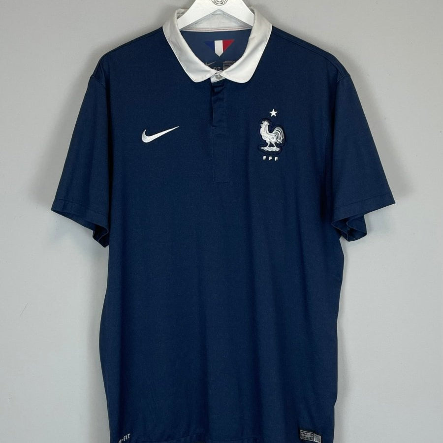 2014/15 FRANCE HOME SHIRT (XXL) NIKE - Cult Kits - XXL - Buy Vintage Football Shirts, Authentic Retro Football Shirts For Sale, Classic Football Shirts & Soccer Jersey