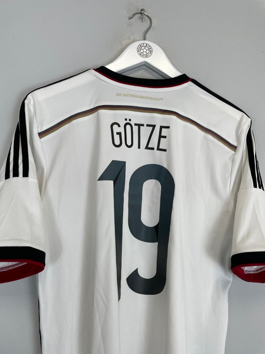 2014/15 GERMANY GOTZE 19 HOME SHIRT (L) ADIDAS - Cult Kits - Large - Buy Vintage Football Shirts, Authentic Retro Football Shirts For Sale, Classic Football Shirts & Soccer Jersey