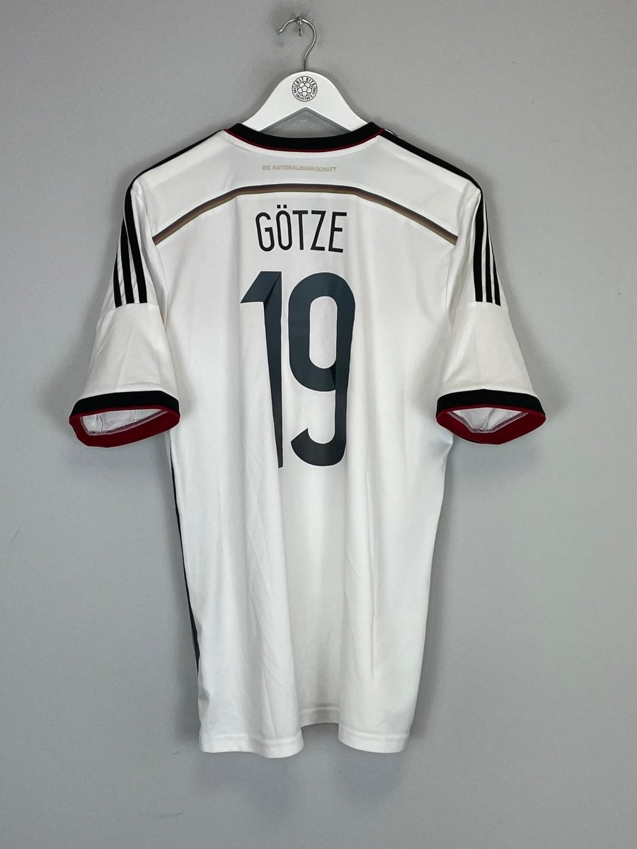 2014/15 GERMANY GOTZE 19 HOME SHIRT (L) ADIDAS - Cult Kits - Large - Buy Vintage Football Shirts, Authentic Retro Football Shirts For Sale, Classic Football Shirts & Soccer Jersey