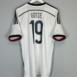 2014/15 GERMANY GOTZE 19 HOME SHIRT (L) ADIDAS - Cult Kits - Large - Buy Vintage Football Shirts, Authentic Retro Football Shirts For Sale, Classic Football Shirts & Soccer Jersey