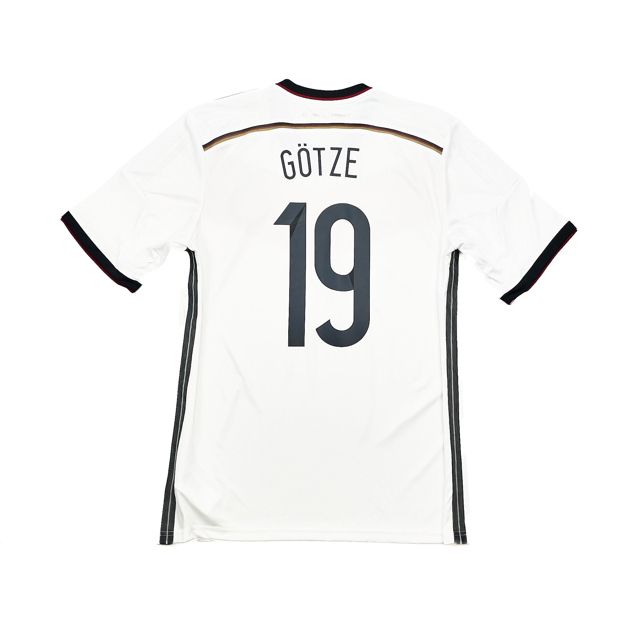 Buy 2014/15 Germany Gotze 19 Home Shirt (L) Adidas ~ Free worldwide shipping ~ Authentic Vintage Football Shirts from Cult Kits