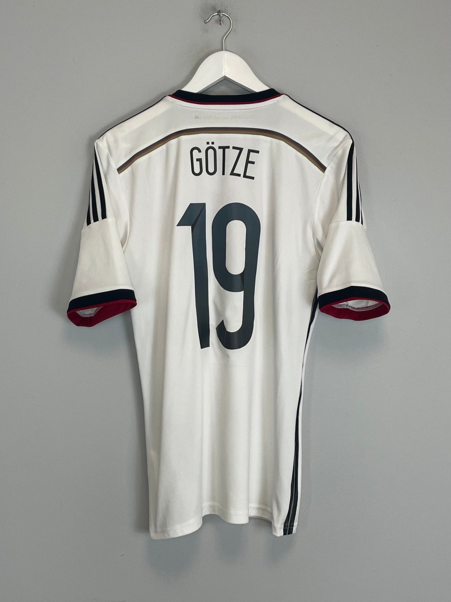Shop 2014/15 GERMANY GOTZE #19 HOME SHIRT (S) ADIDAS, classic football shirts, vintage football shirts & retro soccer jerseys at Cult Kits
