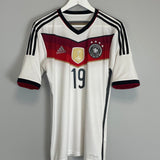 Shop 2014/15 GERMANY GOTZE #19 HOME SHIRT (S) ADIDAS, classic football shirts, vintage football shirts & retro soccer jerseys at Cult Kits