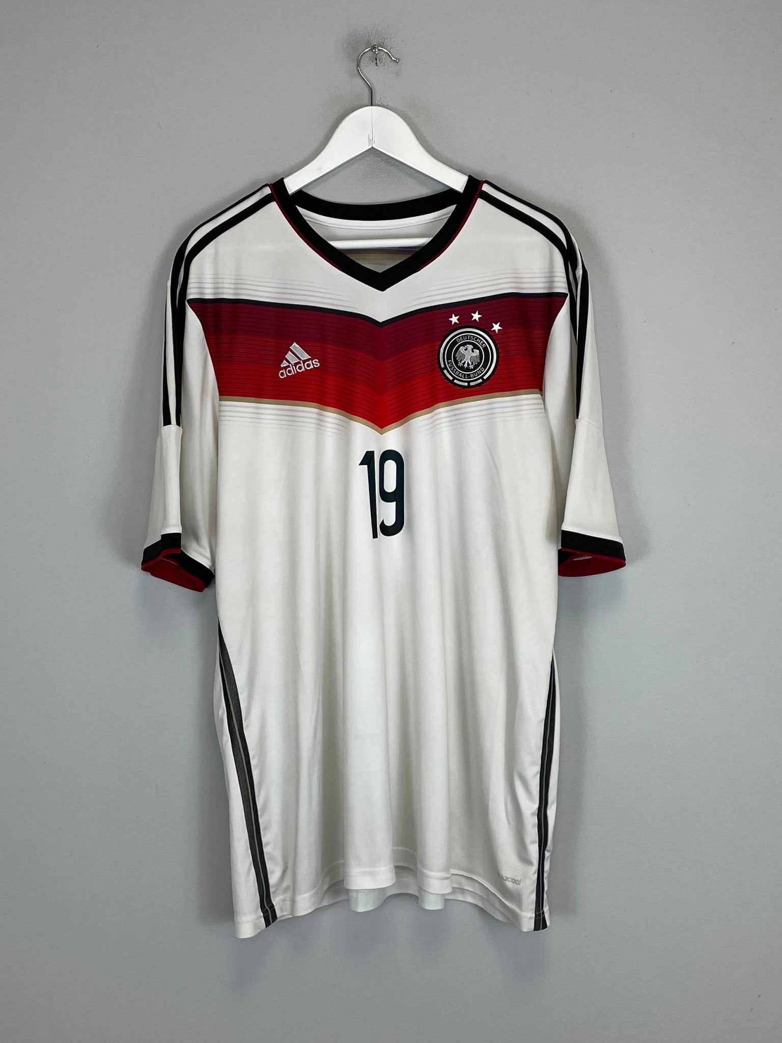 Shop 2014/15 GERMANY GOTZE #19 HOME SHIRT (XXL) ADIDAS, classic football shirts, vintage football shirts & retro soccer jerseys at Cult Kits