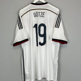 Shop 2014/15 GERMANY GOTZE #19 HOME SHIRT (XXL) ADIDAS, classic football shirts, vintage football shirts & retro soccer jerseys at Cult Kits