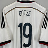 Shop 2014/15 GERMANY GOTZE #19 HOME SHIRT (XXL) ADIDAS, classic football shirts, vintage football shirts & retro soccer jerseys at Cult Kits