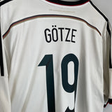 Shop 2014/15 GERMANY GOTZE #19 HOME SHIRT (XXL) ADIDAS, classic football shirts, vintage football shirts & retro soccer jerseys at Cult Kits