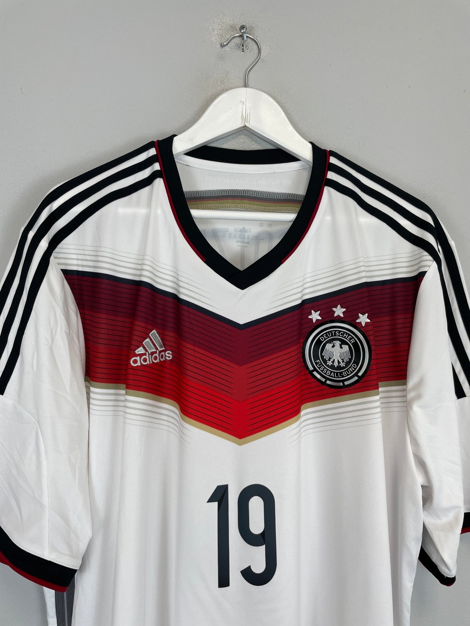 Shop 2014/15 GERMANY GOTZE #19 HOME SHIRT (XXL) ADIDAS, classic football shirts, vintage football shirts & retro soccer jerseys at Cult Kits