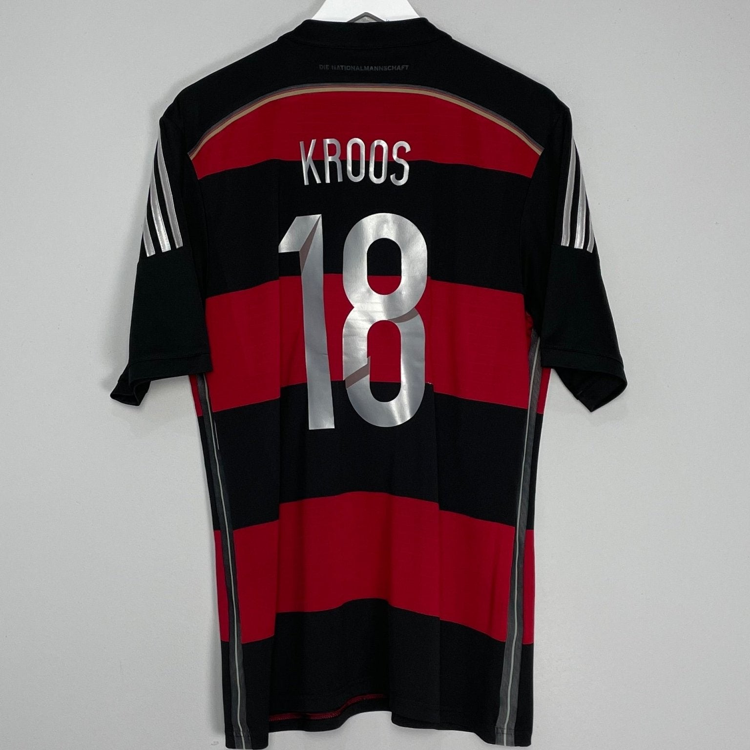 Shop 2014/15 GERMANY KROOS #18 AWAY SHIRT (L) ADIDAS, classic football shirts, vintage football shirts & retro soccer jerseys at Cult Kits