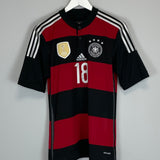 Shop 2014/15 GERMANY KROOS #18 AWAY SHIRT (S) ADIDAS, classic football shirts, vintage football shirts & retro soccer jerseys at Cult Kits