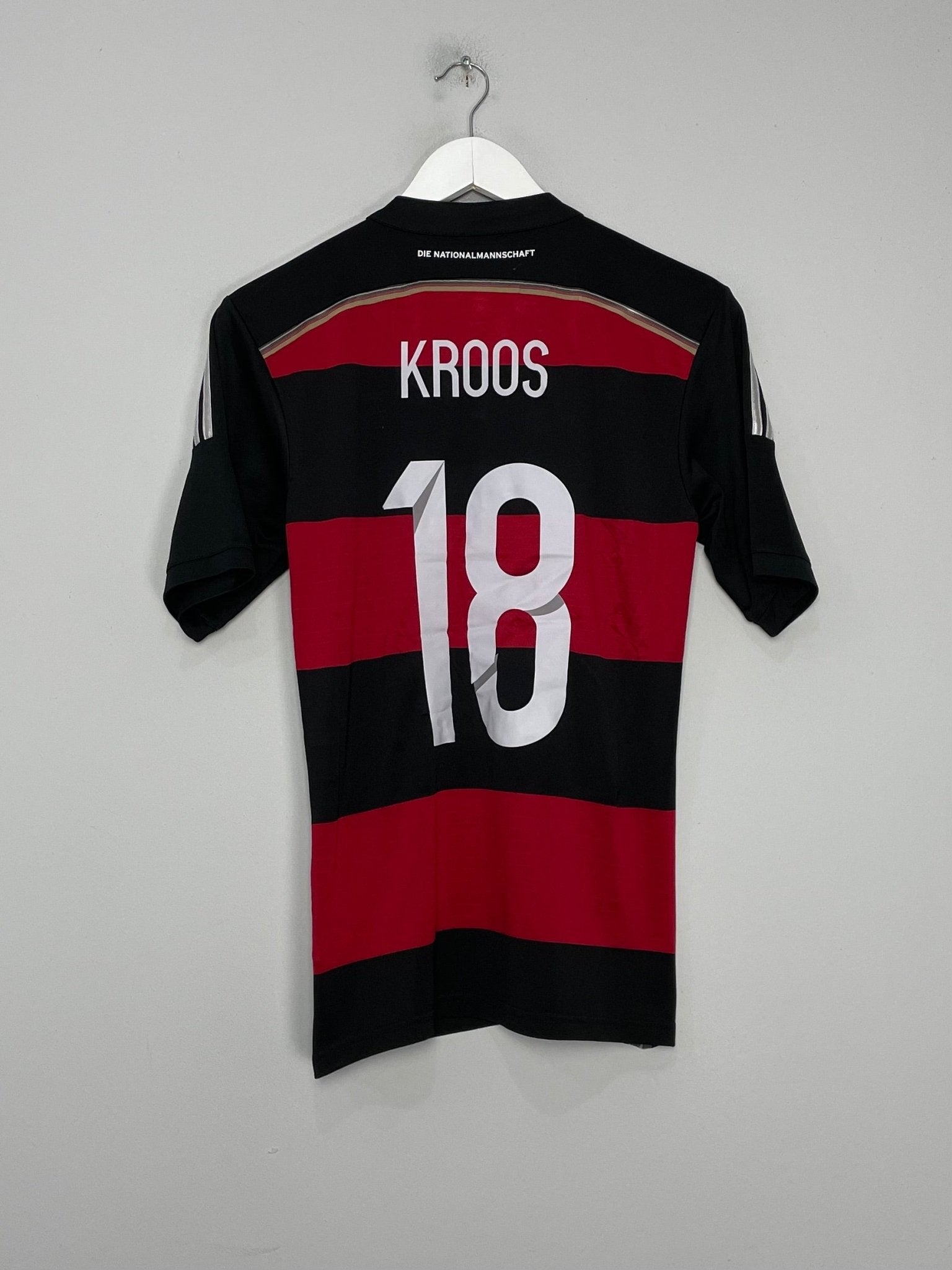 Shop 2014/15 GERMANY KROOS #18 AWAY SHIRT (S) ADIDAS, classic football shirts, vintage football shirts & retro soccer jerseys at Cult Kits