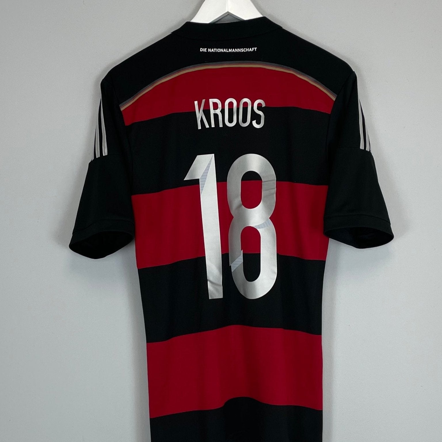 Shop 2014/15 GERMANY KROOS #18 AWAY SHIRT (S) ADIDAS, classic football shirts, vintage football shirts & retro soccer jerseys at Cult Kits