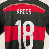 Shop 2014/15 GERMANY KROOS #18 AWAY SHIRT (S) ADIDAS, classic football shirts, vintage football shirts & retro soccer jerseys at Cult Kits