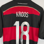 Shop 2014/15 GERMANY KROOS #18 AWAY SHIRT (S) ADIDAS, classic football shirts, vintage football shirts & retro soccer jerseys at Cult Kits