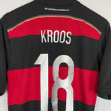 Shop 2014/15 GERMANY KROOS #18 AWAY SHIRT (S) ADIDAS, classic football shirts, vintage football shirts & retro soccer jerseys at Cult Kits