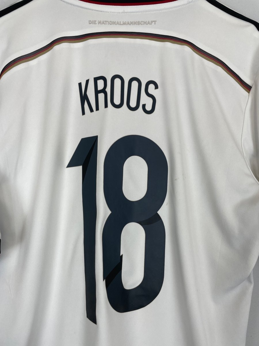 2014/15 GERMANY KROOS 18 HOME SHIRT (L) ADIDAS - Cult Kits - Large - Buy Vintage Football Shirts, Authentic Retro Football Shirts For Sale, Classic Football Shirts & Soccer Jersey