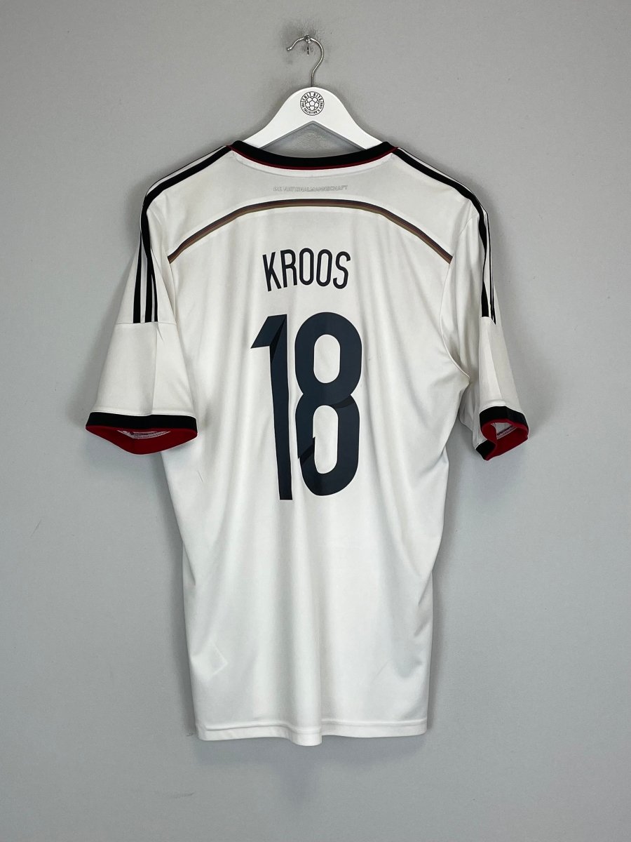 2014/15 GERMANY KROOS 18 HOME SHIRT (L) ADIDAS - Cult Kits - Large - Buy Vintage Football Shirts, Authentic Retro Football Shirts For Sale, Classic Football Shirts & Soccer Jersey