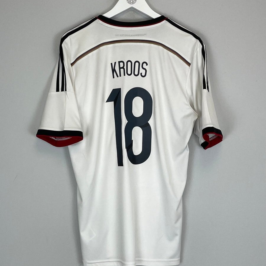 2014/15 GERMANY KROOS 18 HOME SHIRT (L) ADIDAS - Cult Kits - Large - Buy Vintage Football Shirts, Authentic Retro Football Shirts For Sale, Classic Football Shirts & Soccer Jersey