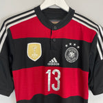 Shop 2014/15 GERMANY MULLER #13 AWAY SHIRT (S) ADIDAS, classic football shirts, vintage football shirts & retro soccer jerseys at Cult Kits