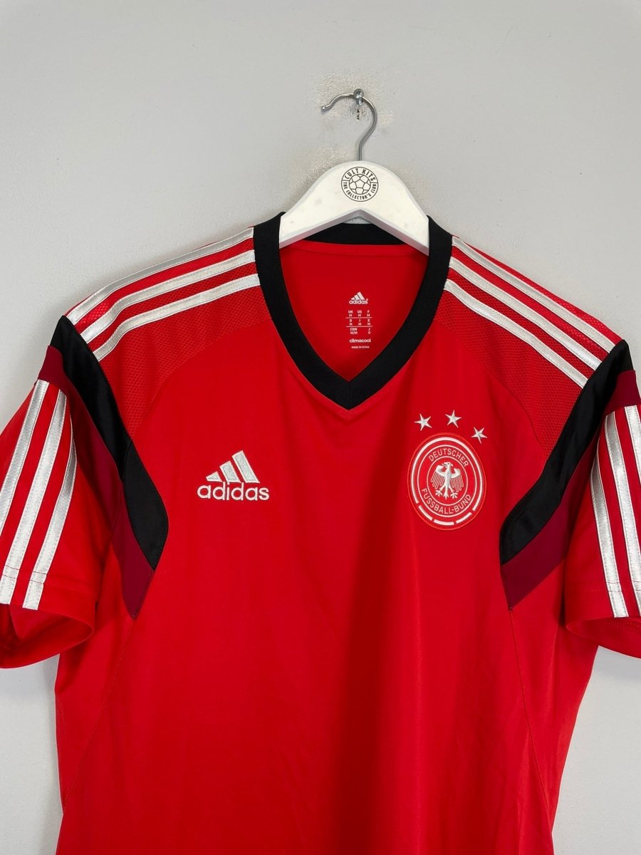 2014/15 GERMANY TRAINING SHIRT (M) ADIDAS - Cult Kits - Medium - Buy Vintage Football Shirts, Authentic Retro Football Shirts For Sale, Classic Football Shirts & Soccer Jersey