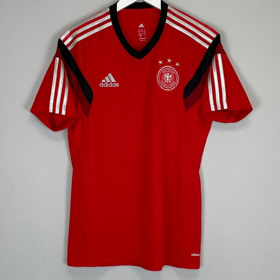 2014/15 GERMANY TRAINING SHIRT (M) ADIDAS - Cult Kits - Medium - Buy Vintage Football Shirts, Authentic Retro Football Shirts For Sale, Classic Football Shirts & Soccer Jersey