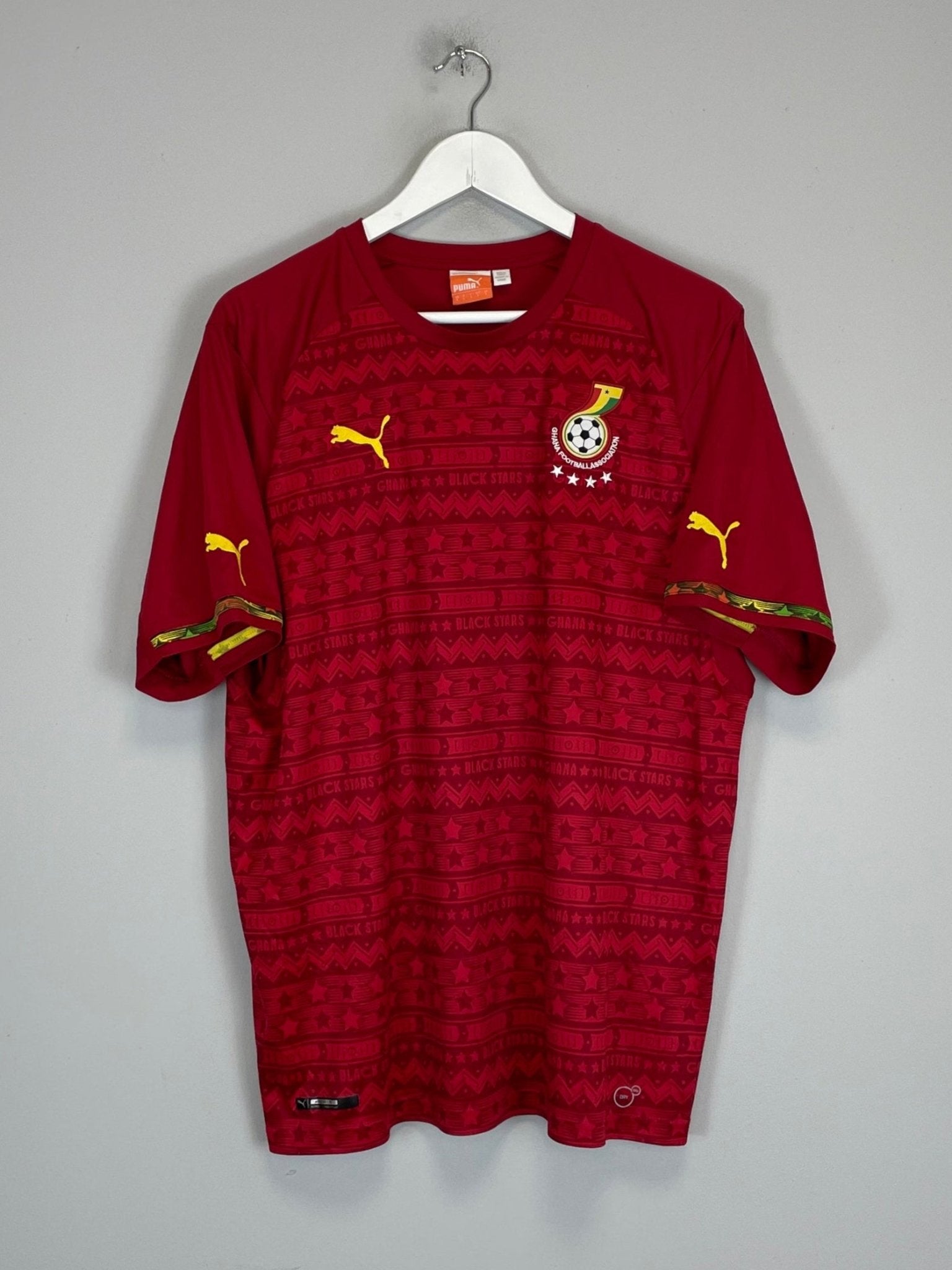 Shop 2014/15 GHANA AWAY SHIRT (L) PUMA, classic football shirts, vintage football shirts & retro soccer jerseys at Cult Kits