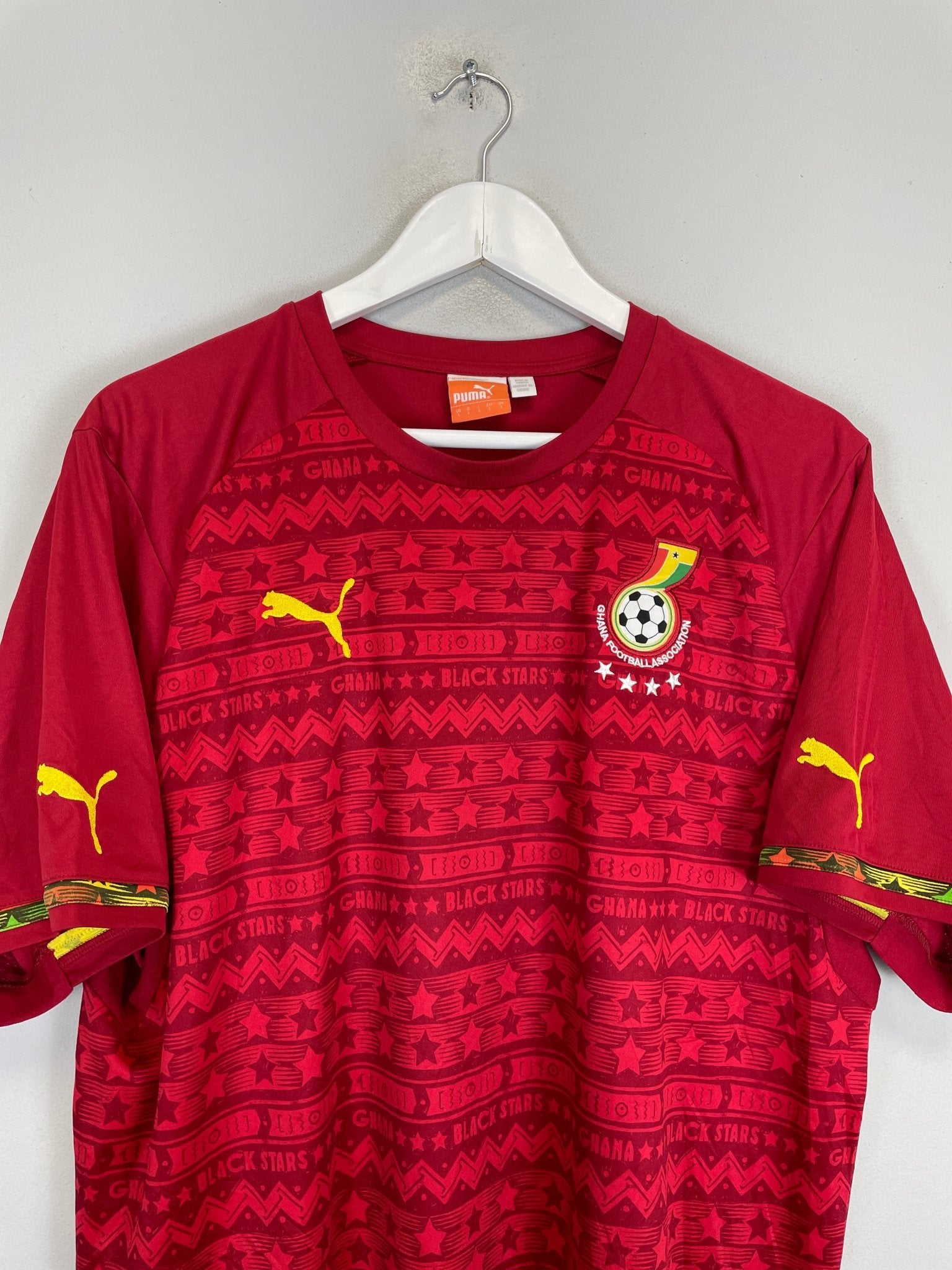 Shop 2014/15 GHANA AWAY SHIRT (L) PUMA, classic football shirts, vintage football shirts & retro soccer jerseys at Cult Kits