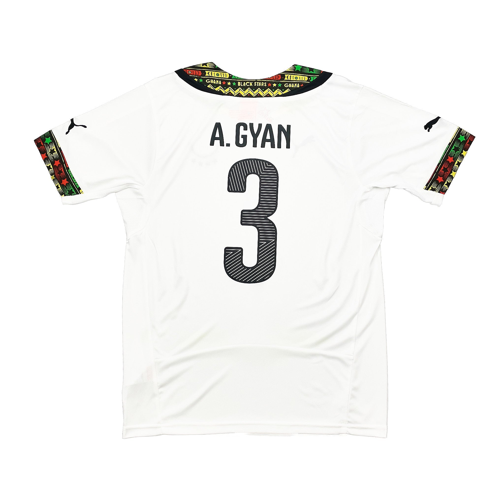Buy 2014/15 Ghana Gyan 3 Home Shirt (M) Puma ~ Free worldwide shipping available ~ Authentic Vintage Football Shirts from Cult Kits