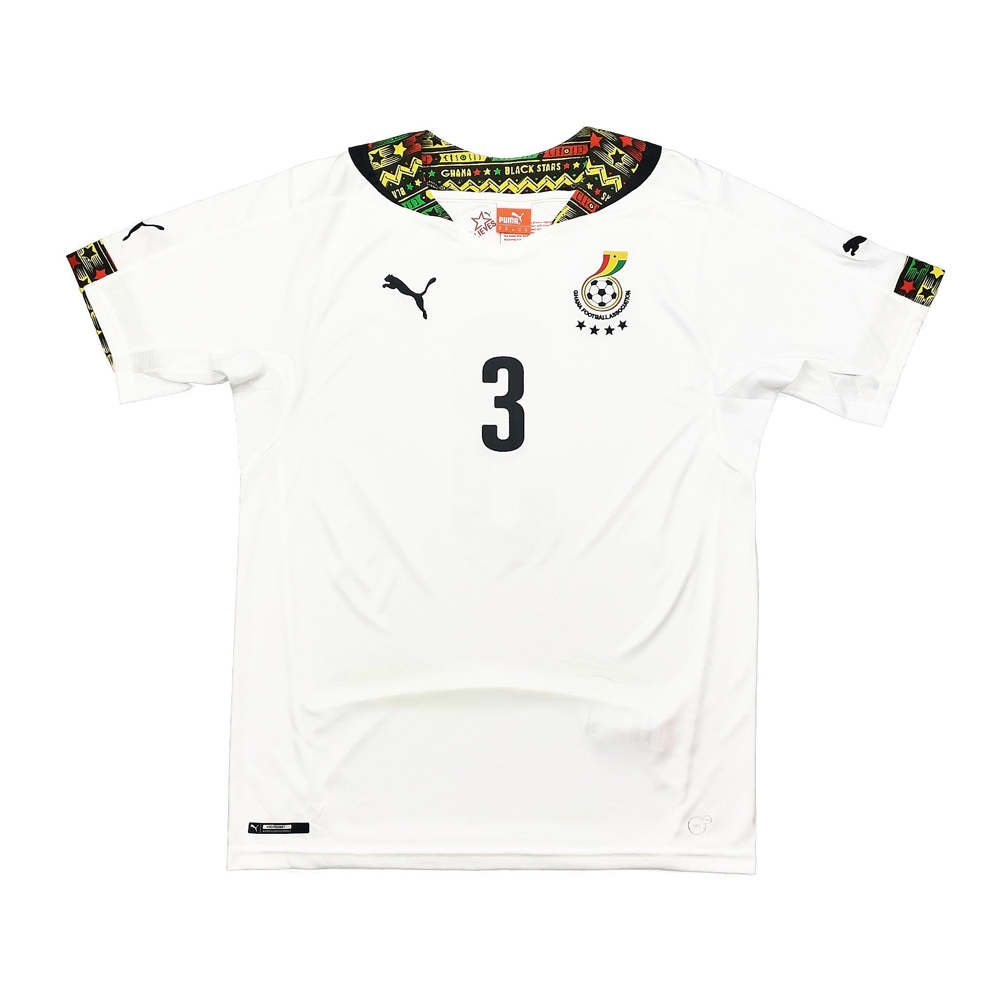 Buy 2014/15 Ghana Gyan 3 Home Shirt (M) Puma ~ Free worldwide shipping available ~ Authentic Vintage Football Shirts from Cult Kits