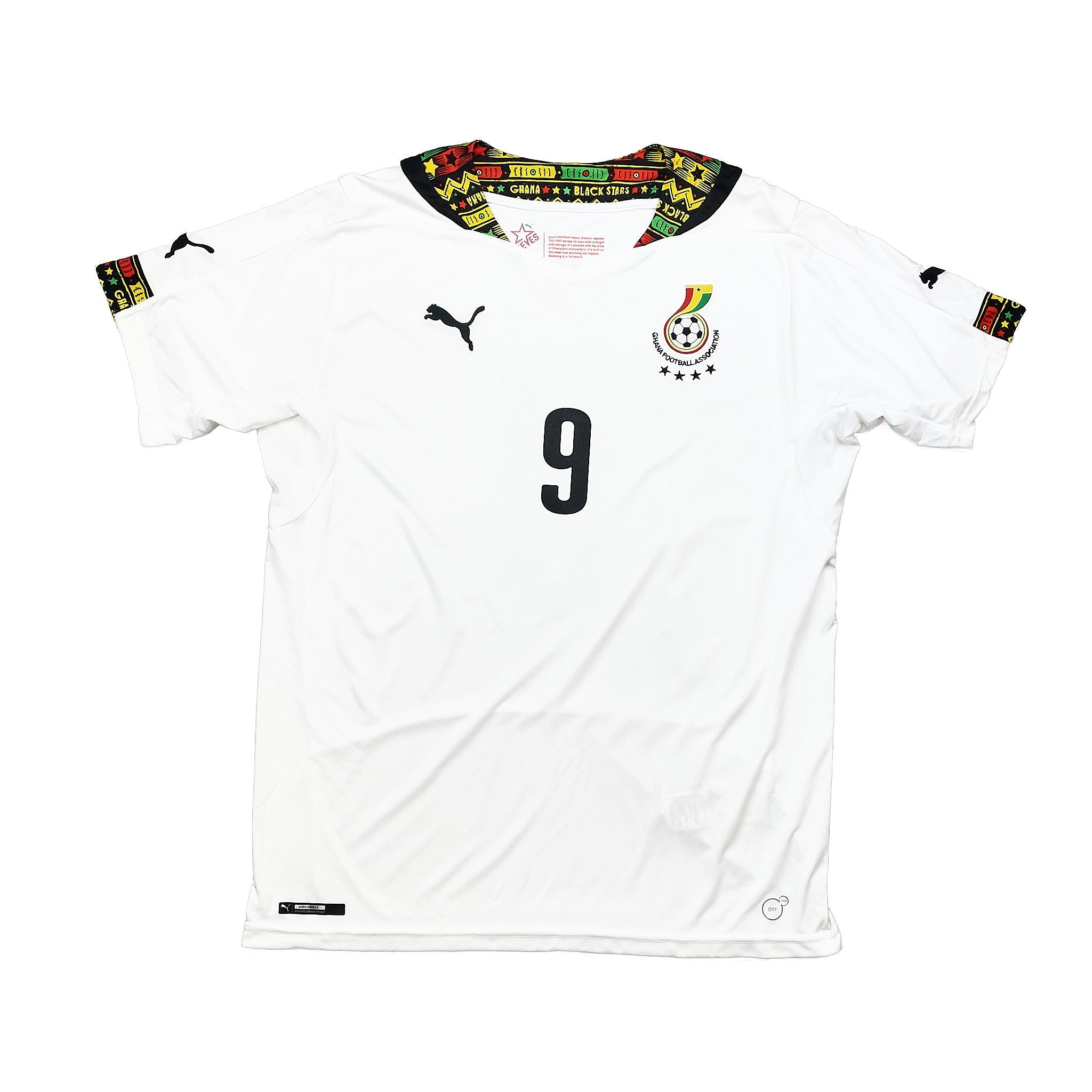 Buy 2014/15 Ghana Prince 9 Home Shirt (L) Puma ~ Free worldwide shipping ~ Authentic Vintage Football Shirts from Cult Kits
