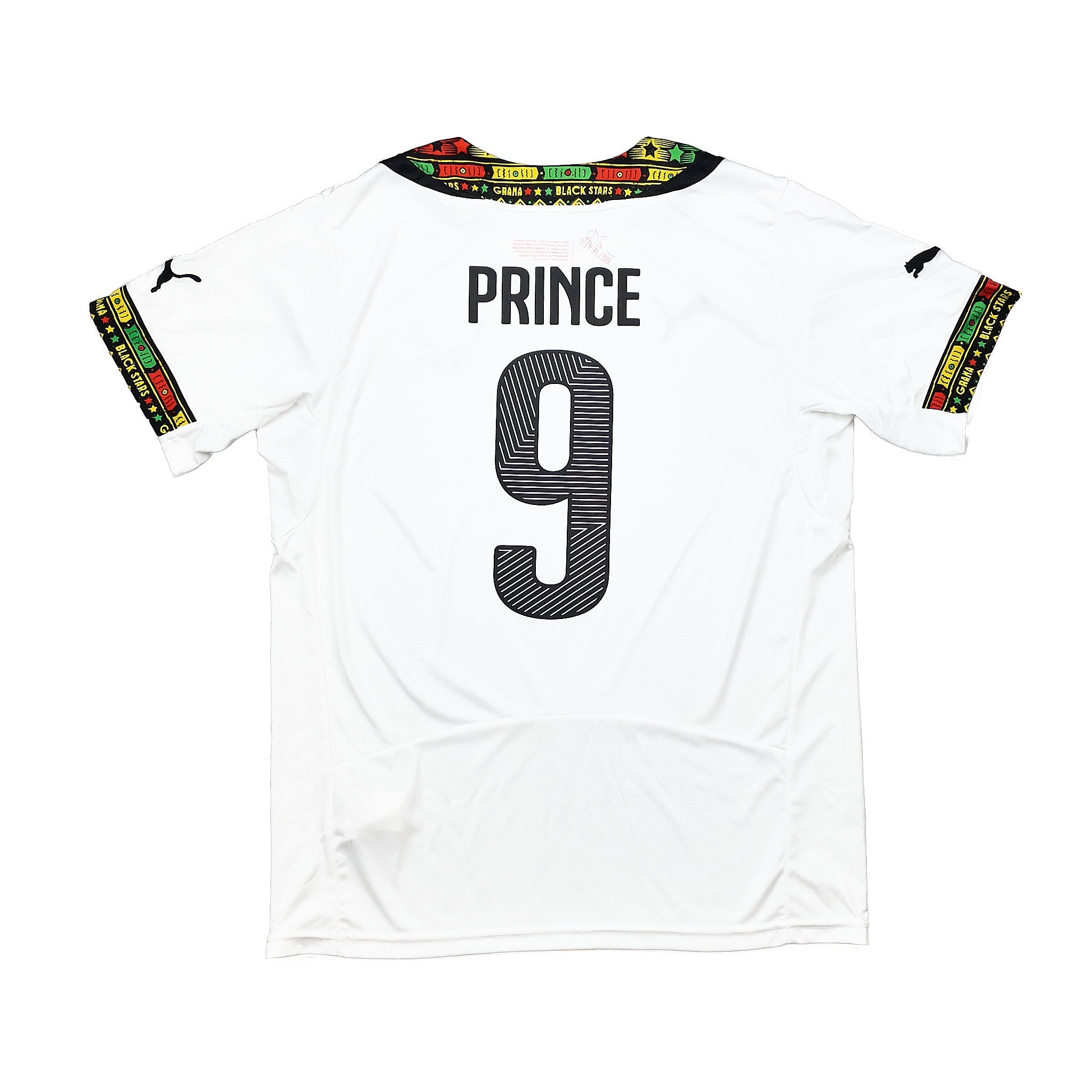 Buy 2014/15 Ghana Prince 9 Home Shirt (L) Puma ~ Free worldwide shipping ~ Authentic Vintage Football Shirts from Cult Kits