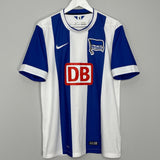 Shop 2014/15 HERTHA BERLIN HOME SHIRT (L) NIKE, classic football shirts, vintage football shirts & retro soccer jerseys at Cult Kits